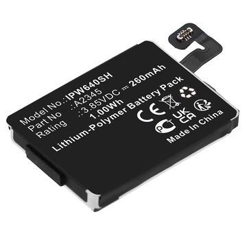 Batterie pour Apple Watch 6 - 40mm - A2345 (260mAh) Batterie de remplacement
