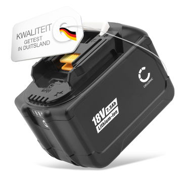 Batterij voor Makita Elektrisch gereedschap LXT 18V 7500mAh Lithium Ion van CELLONIC