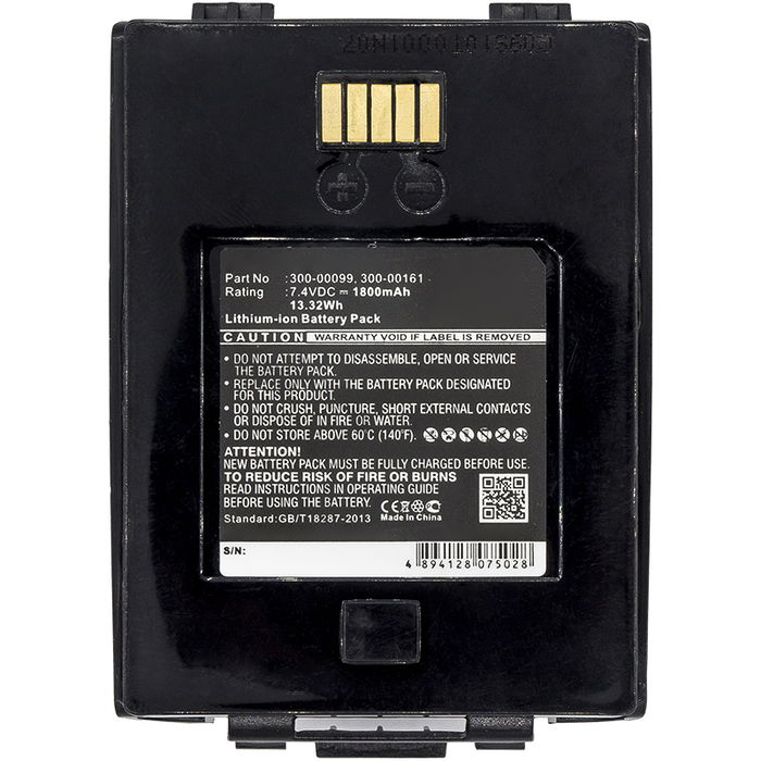 Batterie pour Sepura SRH3500, SRH3900, SRG3500, SRH3800, SRP2000 sGPS, SRC3300, SRM3500, SRP3000, SRM3, SRP2000.1.1, SRP2000ES, SRP2000KS 7.4V 1800mAh Lithium Ion de CELLONIC