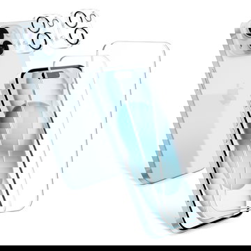 2x Protection d’écran et 2x protecteur d’objectif de CELLONIC pour iPhone 15 de verre trempé ultra-fin 9H 0,33 mm, Protection d’écran et de caméra