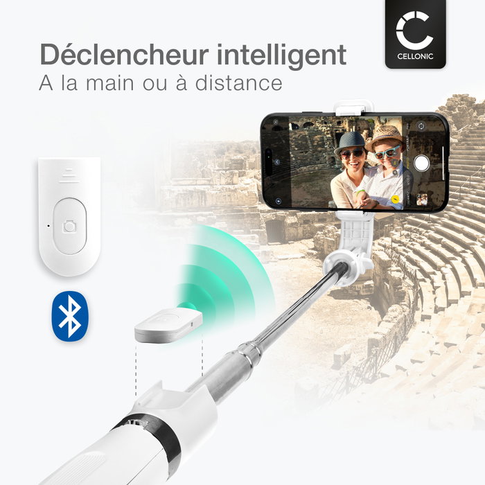Acer Liquid Gallant E350 Selfie Stick et Trpied avec Tlcommande de  Cellonic - Blanc