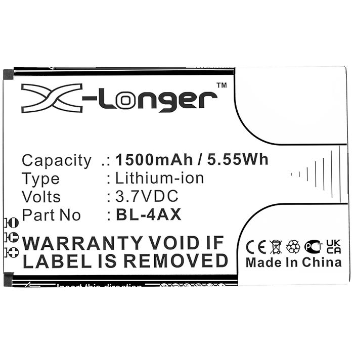 Nokia TA-1305 Accu Batterij 1500mAh van Cellonic