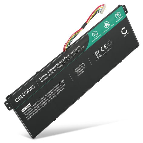 Battery for Acer Spin 5 SP513-54N, 3 SP314-54N, 5 SP513-55N, TravelMate Spin P4 TMP414RN-51, Travelmate Spin P4 TMP414RNA-51, Swift 3 SF316-51, 5 Pro SF514-54T, 5 SF514-54T, 5 Pro SF514-55T, 5 SF514-55T, 3 Pro SF313-52, 3 SF313-52G, 3 SF313-53, 5 Pro SF51
