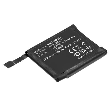 Battery for Amazfit Pace, A1612, A1602 PL372427V (290mAh, 3.8V) from CELLONIC