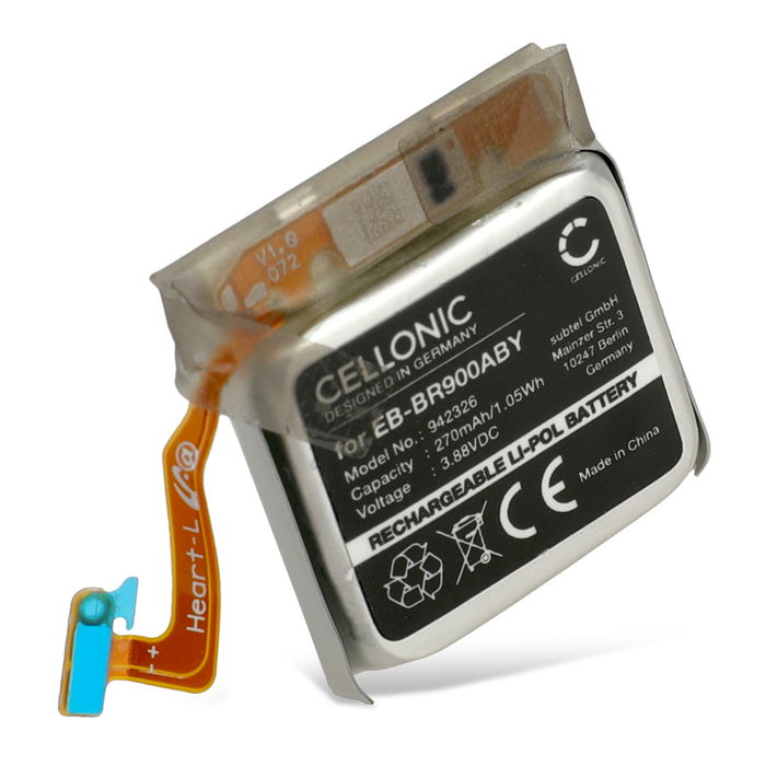 Batterij voor Samsung Galaxy Watch 5 - 40mm (SM-R900, SM-R905) - EB-BR900ABY (270mAh ) vervangende accu