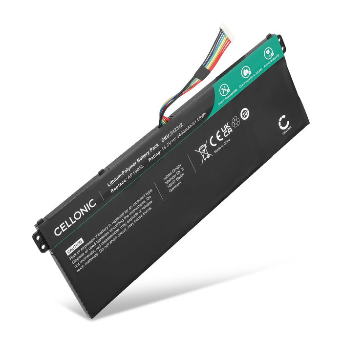 Acer AP19B5L Batterie 3400mAh de Cellonic