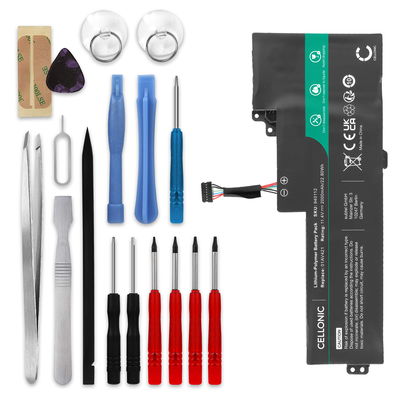Batterij voor Lenovo ThinkPad T480, T470, T470s, T470p, A485, A258, 25, A475, 01AV421 Laptop - 2000mAh 11.4V + Schroevendraaier-set