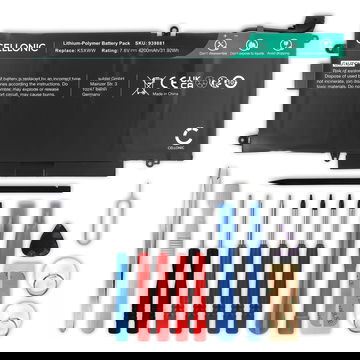 Batterij voor kompatibel mit Dell Latitude 7389, 12, K5XWW Laptop - 4200mAh 7.6V + Schroevendraaier-set