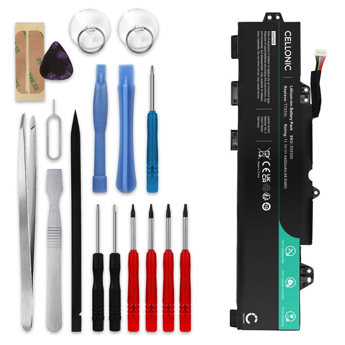 HP HSN-I13C-5 Accu Batterij + Schroevendraaier-set 4400mAh van Cellonic