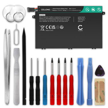 Batterij voor Lenovo Thinkpad E480, E485, E490, E580, E585, E590, E595, R480, R580 Laptop - 4100mAh 11.4V + Schroevendraaier-set