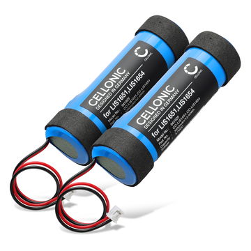 2x Batterij voor Sony PlayStation PS4 Move Motion Controller Version 2 (CECH-ZCM2E, CECH-ZCM2U) - LIS1654, LIS1651 (3350mAh ) vervangende accu