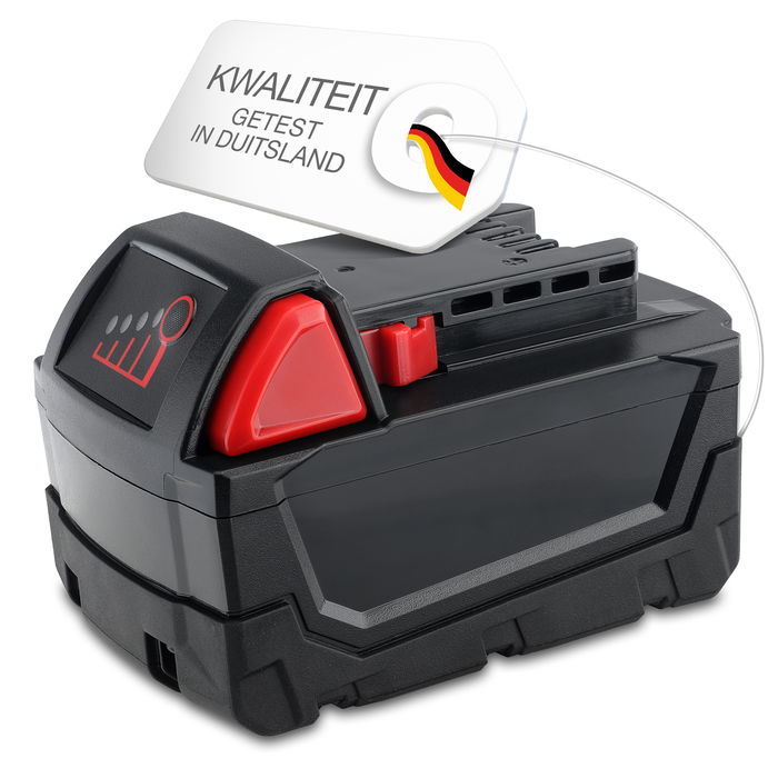 Batterij voor Milwaukee M18, M18 FQID, M18 FSG, M18 RC, M18 HCCT, M18 JSR, M18 ONEIWF12, M18 SAL, M18 HKP (M18 B5, C 18 B, M18 B2, M18XC, 48111815) 18V 4000mAh Li Ion van CELLONIC