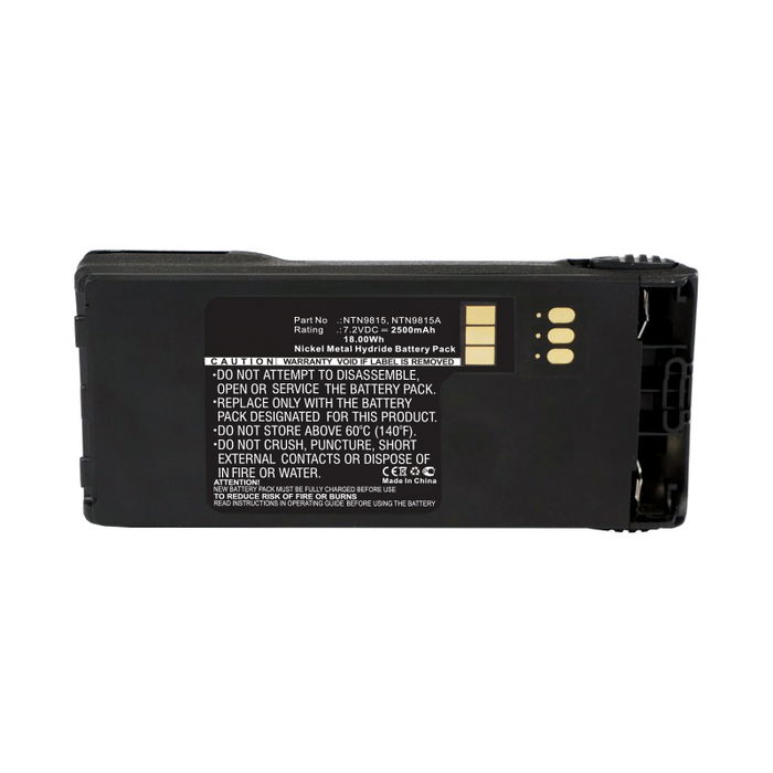 Battery for Motorola XTS 1500, 2500, 1000, 2000, XTS2500, MT1500, PR1500, XTS1500, NT1500, Radius P25 7.2V 2500mAh NiMH from CELLONIC