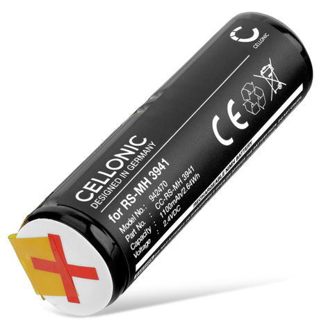 Accu voor Braun DLX S18.535.3; Oral-B Sonic 3721 (1100mAh, 2.4V) van CELLONIC