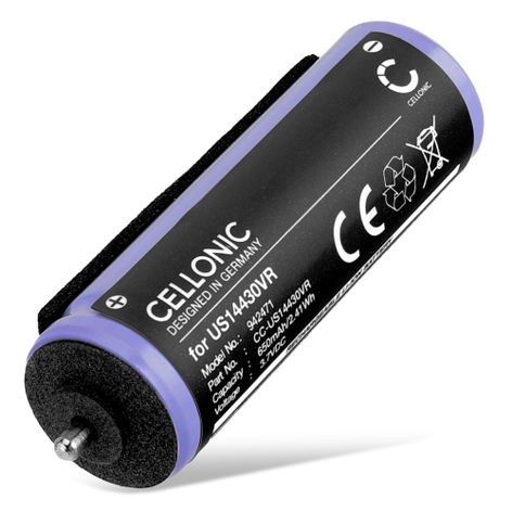 Accu voor Panasonic EW-DE92; EW-DL40; EW-DL82 US14430VR (650mAh, 3.7V) van CELLONIC