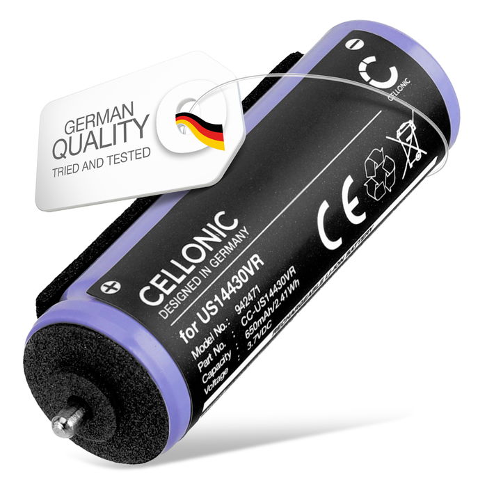 Battery for Panasonic EW-DE92, EW-DL40, EW-DL82 650mAh from CELLONIC