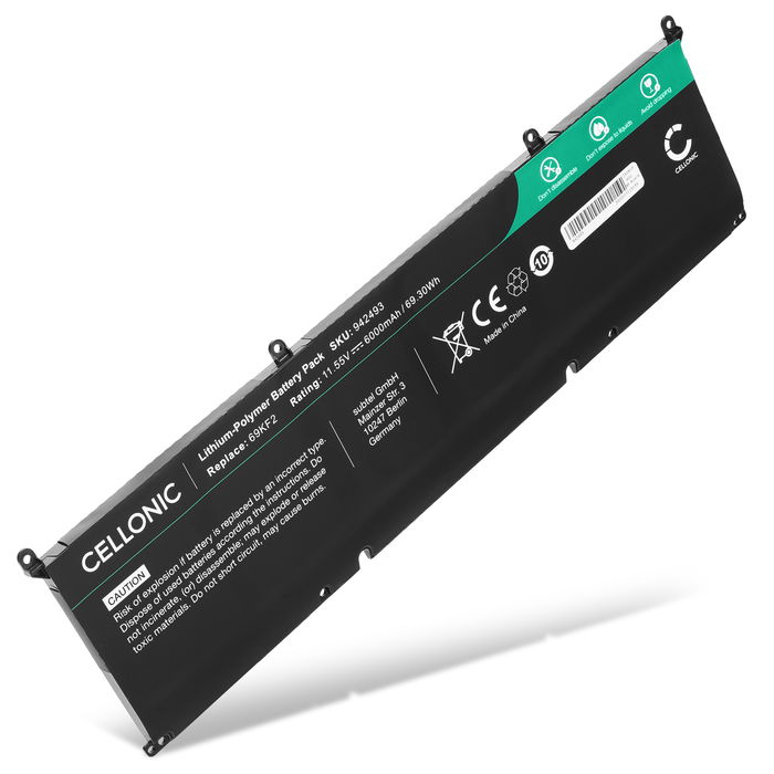 Dell Precision 5560 Batterie 11.55V 6000mAh de Cellonic