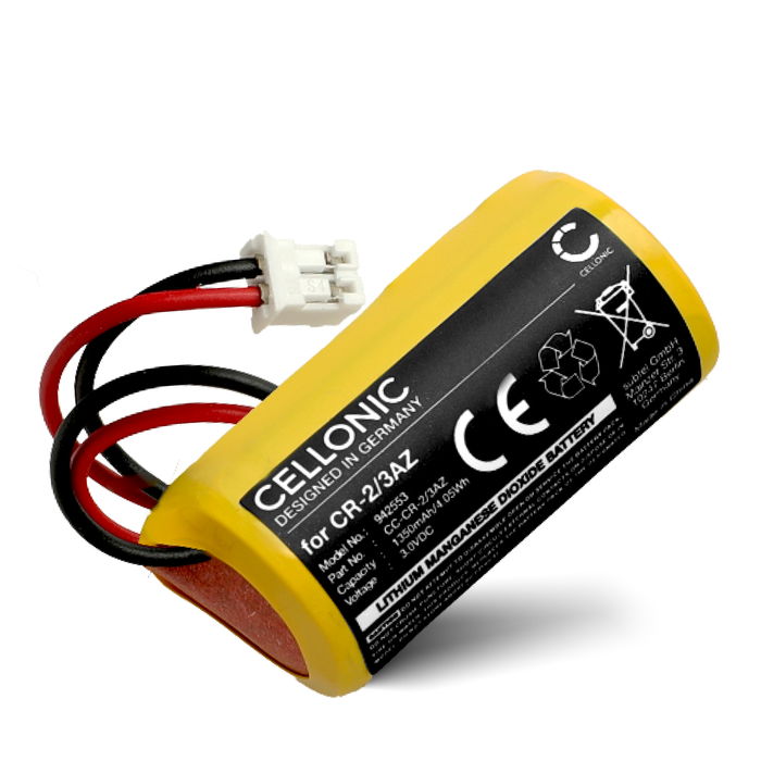 Batterij voor Verisure Brandvarnare, Camera Detector, Night Control, Roykvarsler, Sirene, Voice 1350mAh van CELLONIC