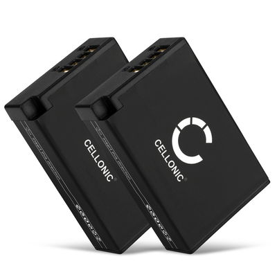 2x Batterie pour Canon EOS 750D EOS 760D EOS 770D EOS 800D EOS Kiss X8i EOS M3 EOS M5 EOS M6 EOS Rebel T6i EOS Rebel T6s 950mAh de CELLONIC