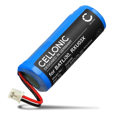 Battery for DAITEM SH195AX; SH502AX; SH503AX; SH196AX; SH501AX BATLi30, RXU03X (1500mAh, 3.7V) from CELLONIC