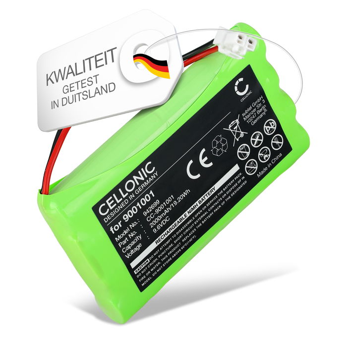 Batterij voor Bosch Somfy Axovia 220B, Dexxo Optimo, Elixo Optimo 24V RTS, Ixengo S, Elixo 500 3S, Dexxo Compact 2000mAh van CELLONIC