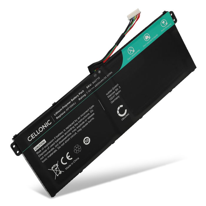Acer A114-33 Batterij 4800mAh van Cellonic