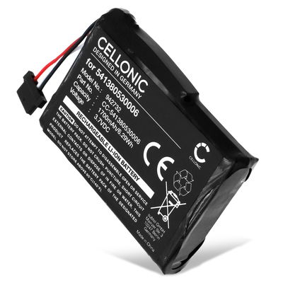 Batterie pour Medion GoPal P4410/P4210; Becker Active 43/Ready 43; Mitac Mio P350/P550 1700mAh de CELLONIC