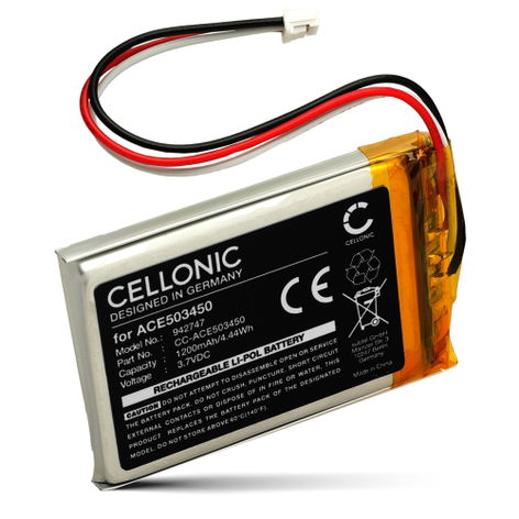 Batterie pour Casques et Écouteurs Razer Barracuda X FT603048P (1200mAh, 3.7V) de CELLONIC