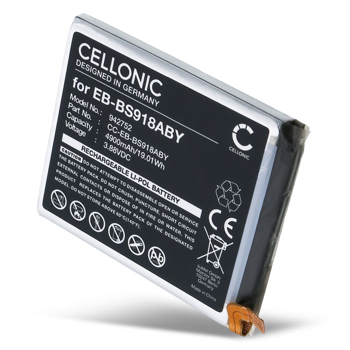 Samsung Galaxy S23 Ultra 5G Batterij 4900mAh van Cellonic