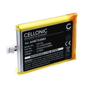 Batterie Divoom Ditoo Pro AHB754860 (2700mAh, 3.7V) de CELLONIC