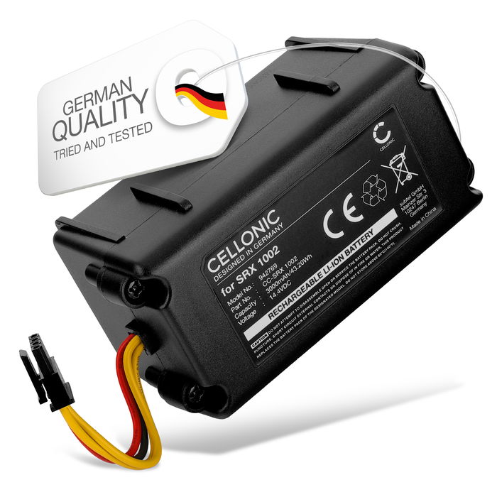 Battery for Blaupunkt XSMART, XEASY, Sencor SRV 9250BK, SRV 6250, SRV 8250, SRV 9250 (Sencor SRX 1002) 3000mAh from CELLONIC