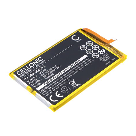 Accu voor Logitech G Cloud Handheld 533-000213 (5900mAh, 3.85V) van CELLONIC