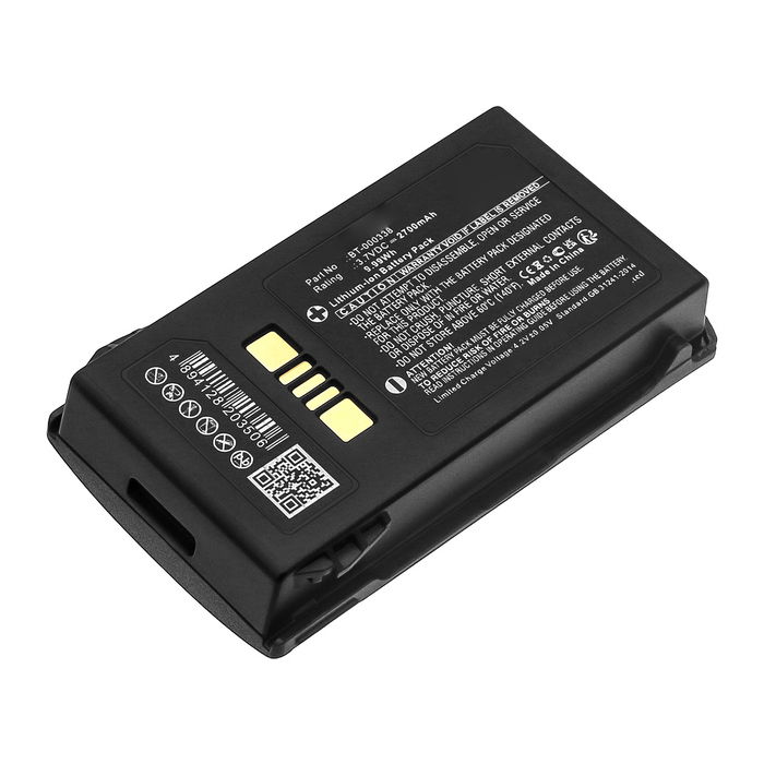 Batterie pour Zebra MC33, MC330, MC3300, MC330K, MC330M, BT-000338, BTRY-MC33-27MA-01 2700mAh 3.7V de CELLONIC