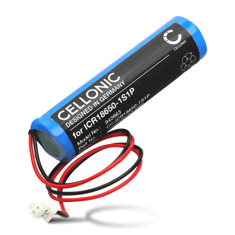 Accu voor Internorm I-TEC Smart Window 32482 ICR18650-1S1P (3350mAh, 3.7V) van CELLONIC