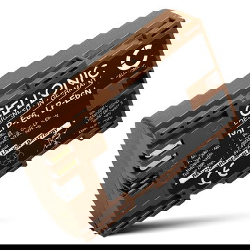 Batterie pour Canon EOS 80D, 70D, 60D, 7D, 6D, 5DS, EOS 5D Mark IV, III, II TLP-E6P (2600mAh, 7.4V) de CELLONIC