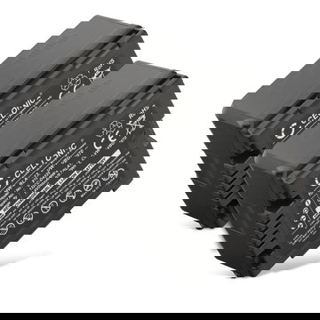 2x Batterij voor Panasonic HDC-SD100, HDC-SD10, -SD707, -SD600, HDC-TM700, Lumix DMC-L10 1320mAh van CELLONIC