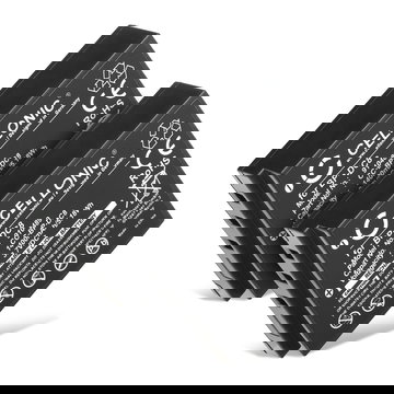 2x Batterij voor Leica X1, X2, Leica X Vario, Leica X Typ 113, X-E Typ 102 1400mAh van CELLONIC