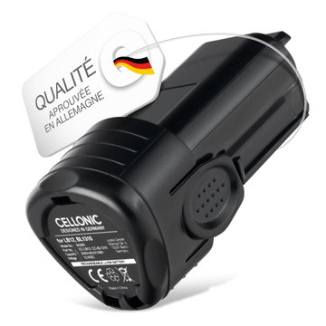 Batterie pour Black & Decker EGBL108, LB12, BL1310, BL1510, GKC108, BDCDMT112, EGBL108KB 12V Li Ion 2000mAh de CELLONIC