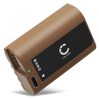 Batterie avec Type-C input pour Panasonic Lumix G9, GH5, GH5S, GH5 II, GH6, DC S5, S5K, DMW BLK22 2400mAh de CELLONIC