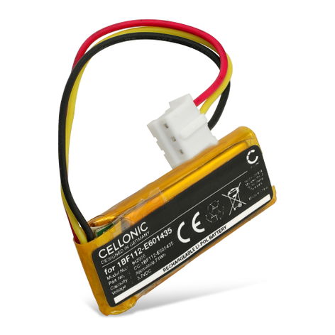 Batterie pour GPS CalAmp LMU-200; LMU-300; LMU-3000; LMU-3030 1BF112-E601435 (200mAh, 3.7V) de CELLONIC