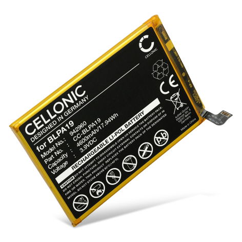 Battery for Oppo A38 4G, A79 5G, A58 4G, CPH2577, BLPA19 (4600mAh, 3.9V) from CELLONIC