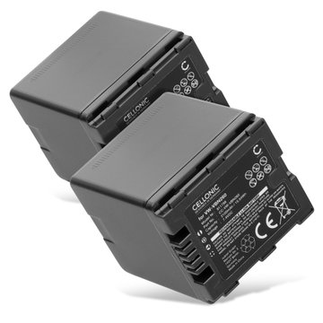 2x Batterij voor Panasonic HDC-TM900 HDC-HS900 HDC-SD900 HDC-SD800 HC-X900 2100mAh van CELLONIC