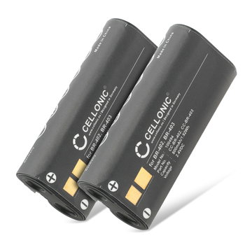 2x Batterie pour Olympus DS-4000, DS-3300, DS-2300, DS-5000 BR-402, BR-403 (800mAh, 2.4V) de CELLONIC