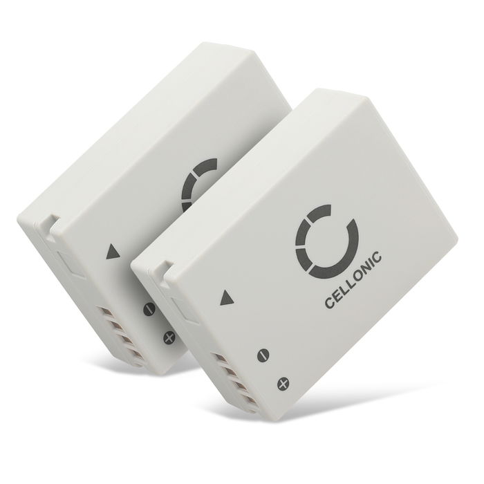 2x Canon PowerShot SX60 HS Batterij 800mAh van Cellonic