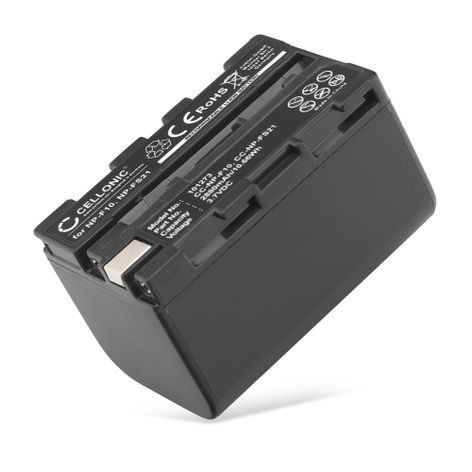 Batterij voor Sony DCR-PC1 DCR-PC2 DCR-PC3 DCR-PC4 DCR-PC5 DCR-TRV1VE DCR-PC1E NP-F10, -F20, NP-FS21, -FS33 Accu (2800mAh, 3.7V) van CELLONIC