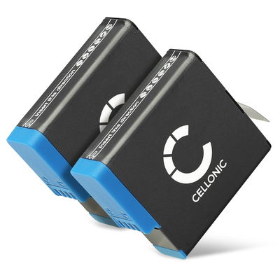 2x Batterij voor GoPro Hero 8 7 6, AHDBT-801 1200mAh van CELLONIC