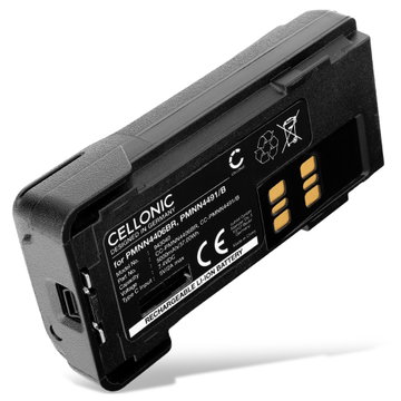 Batterie pour Motorola DP2400E, DP4801E, DP4800, DP4800E, DP2400, DP4801, DP4600, DP2600E, DP4401, DP4601E, DP4401E, DP2600, DP4000, XPR7550e 7.4V 5000mAh Lithium Ion de CELLONIC