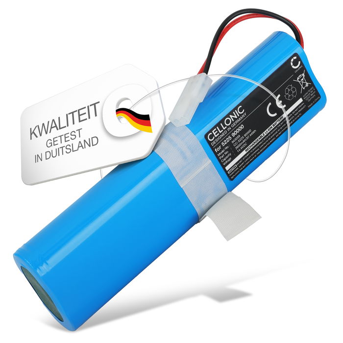 Accu voor ETA 360 Robot Vacuum S6, 5225 Raggio, 3225 Raggio Eco, 5225 90000 2600mAh van CELLONIC