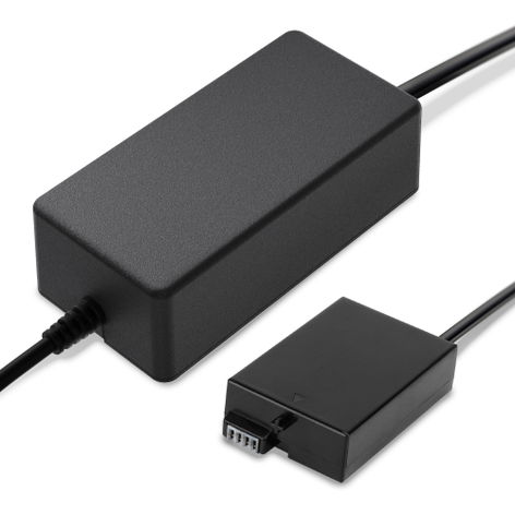 Alimentation secteur 7.4V 14.8W pour Canon EOS 550D, 600D, 650D, 700D, Rebel T2i – Adaptateur secteur ACK-E8 (CA-PS700 + DR-E8) + Coupleur DC (Batterie factice) de CELLONIC