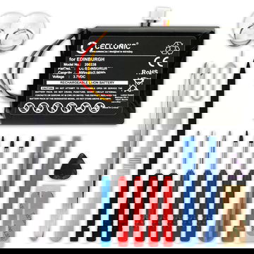 Batterij voor TomTom ONE XL ONE XL Europe ONE XL Regional XL 325 EDINBURGH 800mAh + Gereedschapsset 17dlg van subtel